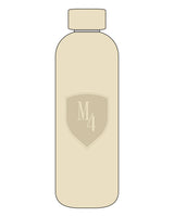 The Water Bottle - Cream - M4Lagree - Center "M4" - Tone on Tone