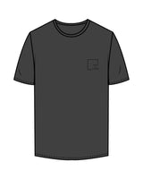 The Mens Tee - Charcoal - Slo x Form- Left Chest - Printed - Black