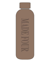 The Water Bottle - Latte - M4Lagree - Center Stacked - Tone on Tone