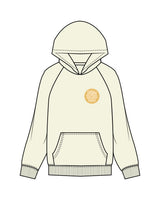 The Womens Hoodie - Butter - Dawn Patrol - Left Chest & Back Center - Full Color