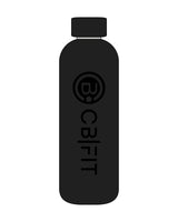 The Water Bottle - Black - CB Fit - Center - Tone on Tone