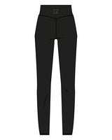 The Basic Legging - Black - Slo x Form - Back Waistline - Printed - White