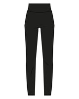 The Basic Legging - Black - Slo x Form - Back Waistline - Printed - White