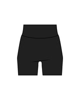 Commit Fitness - Basic Short - Black with White