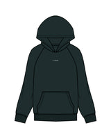 Commit Fitness - Men's Hoodie - Pine Green with White