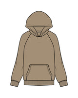Commit Fitness - Men's Hoodie - Sand with Tone on Tone