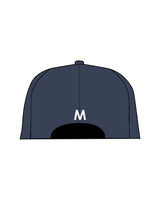 The Dad Hat - Navy - MECHA - Front Center & Back Center - White