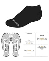The Ankle Grip Sock - Black - Body Lab - Tip & Triangle Grip - White
