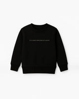 The Kids Crewneck - Black - Cilano Design Studio - Center Chest - Printed - Off White