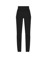 The Basic Legging - Black - Solos Pilates - Back - White