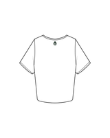 The Crop Tee - White - Rumble - Philadelphia - Green