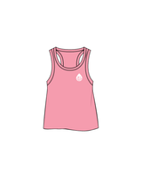 The Crop Tank - Bubblegum - Rumble - Breast Cancer - White