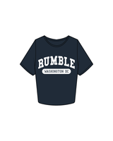 The Crop Tee - Navy - Rumble - Washington DC - Full Color