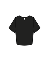 The Crop Tee - Black - Rumble - Washington DC - White
