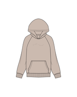 The Womens Hoodie - Bone - Wheel House - Center / Back - Bone