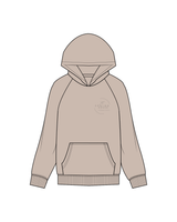 The Womens Hoodie - Bone - Spring House - Left Chest / Back - Bone