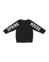 The Oversized Crop - Black - Spring House - Wingspan - White