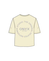 The Oversized Crop Tee - Butter - Onyx Fit - Center / Back - Light Grey