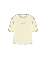 The Oversized Crop Tee - Butter - Onyx Fit - Center / Back - Light Grey