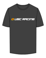 The Mens Tee - Charcoal - USC Racing - Center Chest - Full Color