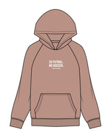 The Womens Hoodie - Clay - Hikari Elite - Center Chest Stacked - Printed - White