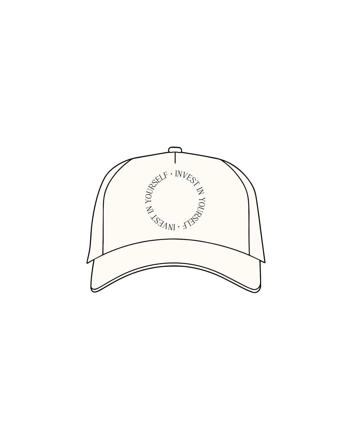 The Foam Trucker - Off White - The Vibe - Center Crown Circular - Printed - Black