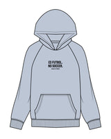 The Womens Hoodie - Powder - Hikari Elite - Center Chest Stacked - Printed - Black