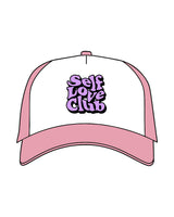 The Foam Trucker - Hot Pink / White - Club Lagree - Center Stacked - Full Color
