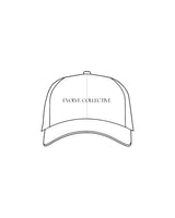 The Dad Hat - White - Evolve Collective - Center Crown - Embroidered - Black