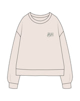 The Recycled Womens Crewneck - Polar - Brick House - Left Chest & Back Illustration - Printed - Full Color
