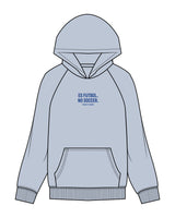 The Mens Hoodie - Powder - Hikari Elite - Center Chest Stacked - Printed - Blue