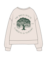 The Recycled Womens Crewneck - Polar - Brick House - Left Chest & Back Illustration - Printed - Full Color