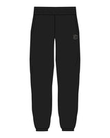 The Womens Sweatpants - Black - Evolve Collective - Left Leg - Printed - Bone