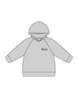 Hikari Elite Kids Hoodie - Heather Steel (Back Round Edition)