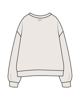 The Mens Crewneck - Bone - Brick House - Center Chest & Back Neckline - Printed - Full Color