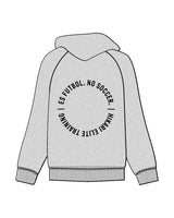 The Womens Hoodie - Heather - Hikari Elite - Center Chest Stacked - Printed - Black