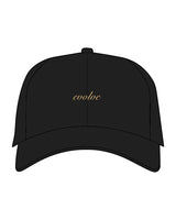 The Dad Hat - Black - Evolve Spa - Center - Cursive - Gold