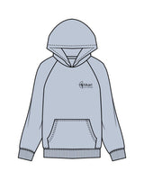 Hikari Elite Womens Hoodie - Powder Blue Rise (Back Round Edition)