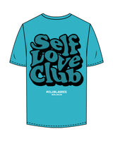The Mens Tee - Teal - Club Lagree - Left Chest Stacked & Back Center Stacked - Full Color