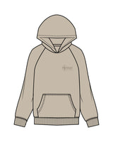 Hikari Elite Mens Hoodie - Taupe Drift (Back Round Edition)