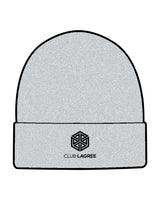 The Beanie - Heather - Club Lagree - Center Stacked - Black