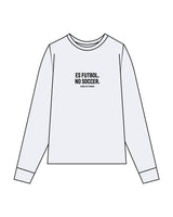 The Unisex Midweight Long Sleeve - Light Blue - Hikari Elite - Center Chest Stacked - Printed - Black
