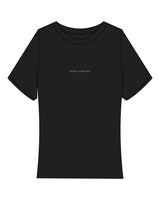 The Baby Tee - Black - Evolve Collective - Center Chest - Printed - Ivory