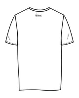 The Womens Tee - White - Hikari Elite - Center Chest Stacked & Center Back Stacked - Printed - Black