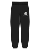 The Womens Classic Sweatpants - Black - Club Lagree - Left Leg Pocket  - White