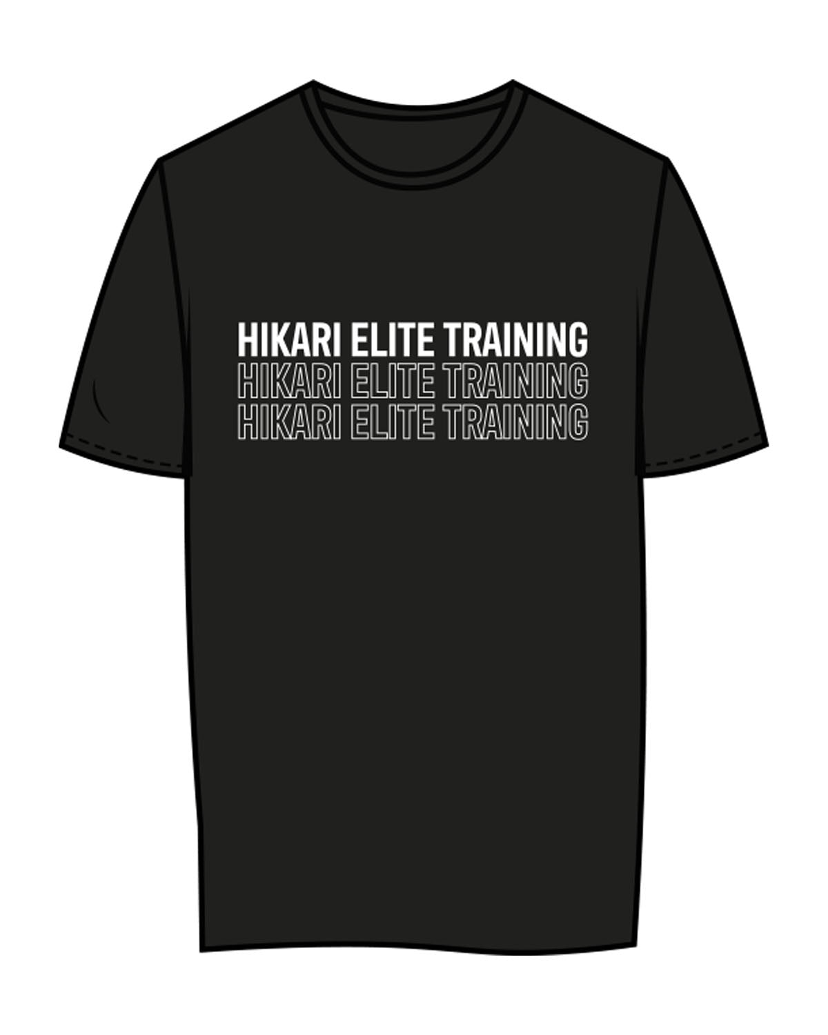 Hikari Core Womens Tee - Blackout (Stacked Edition)