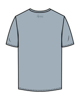 The Mens Tee - Mineral - Hikari Elite - Center Chest Stacked & Center Back Stacked - Printed - Tone on Tone