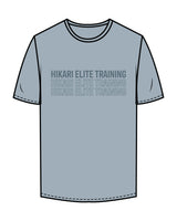 The Mens Tee - Mineral - Hikari Elite - Center Chest Stacked & Center Back Stacked - Printed - Tone on Tone
