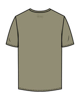 The Mens Tee - Eucalyptus - Hikari Elite - Center Chest Stacked & Center Back Stacked - Printed - Tone on Tone