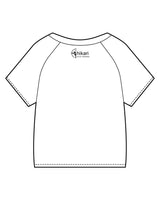 The Kids Tee - White - Hikari Elite - Center Chest Stacked & Center Back Stacked - Printed - Black